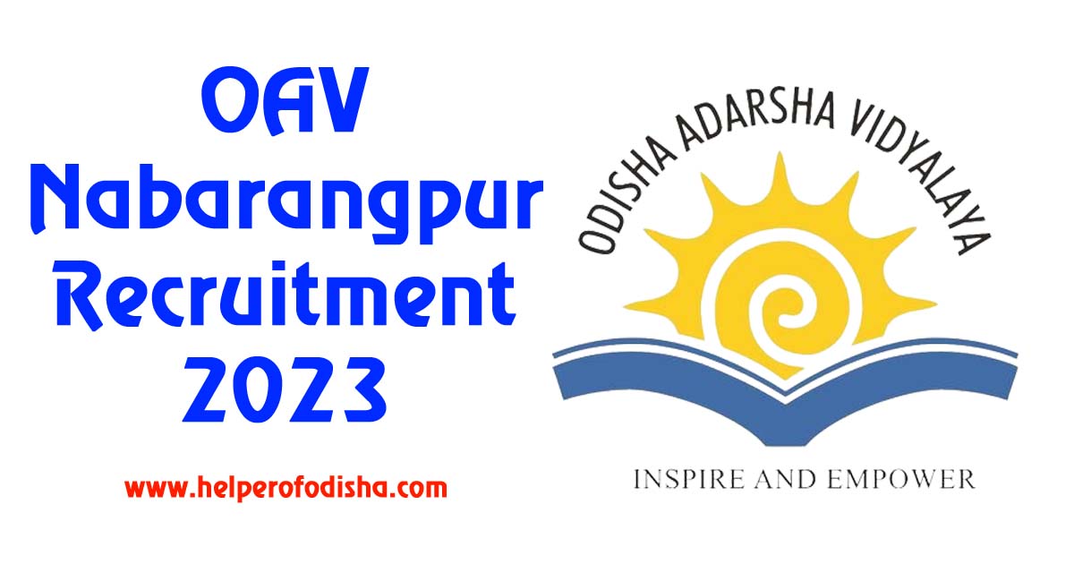 OAV Nabarangpur Recruitment 2023